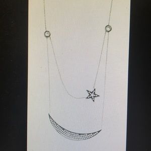 Vanessa Mooney Crescent Moon and Star Necklace